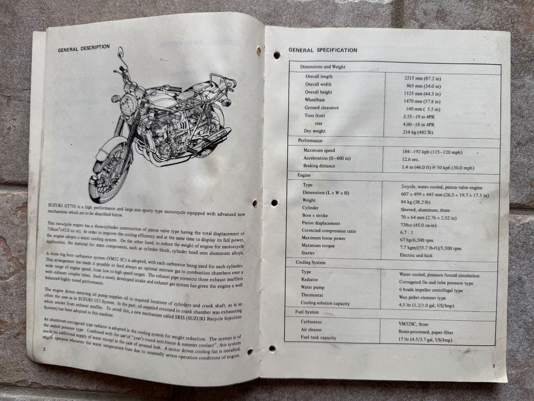 Suzuki Strasse: Suzuki GT 750 – Gebraucht aus Morrens VD von kawah2 1
