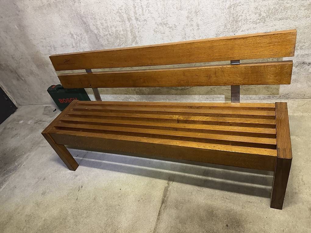 Panchine: Banc en bois massif – Usato da Vevey venduto da Chupita-met 1