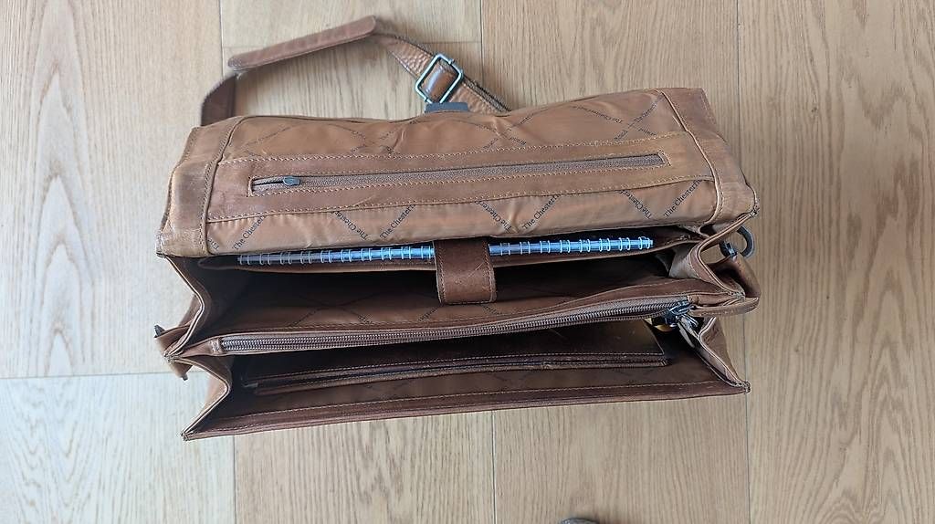 Borse: Schicke Ledertasche Chesterfield – Usato da Brugg AG venduto da mkipfe 1