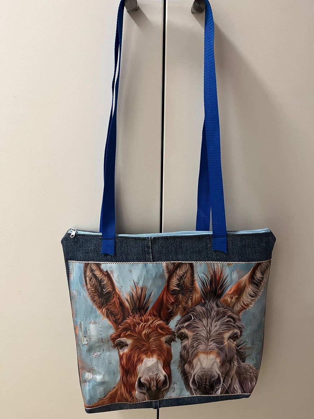 Taschen: Eseltasche mit Jeans unicycle – Neu (gemäss Beschreibung) aus Schaffhausen von grogga