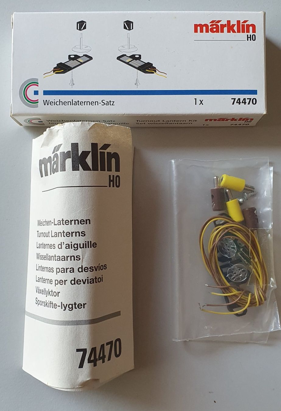 Märklin Modellini di ferrovie: Märklin 74740 - Weichenlaternensatz – Nuovo e nell'imballaggio originale da Ernetschwil venduto da Cob1998 1