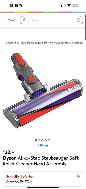 Dyson Sonstiges für Haushalt & Wohnen: Dyson Bodenbürste Soft Roller V8 - V10 - V11 - V15 – Gebraucht aus Hermetschwil-Staff von Joannestrm 3