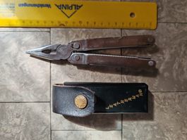 Leatherman Super Tool Multitool mit Lederetui guter Zustand