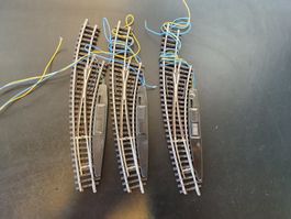 MÄRKLIN: 3 X K-BOGENWEICHEN RECHTS