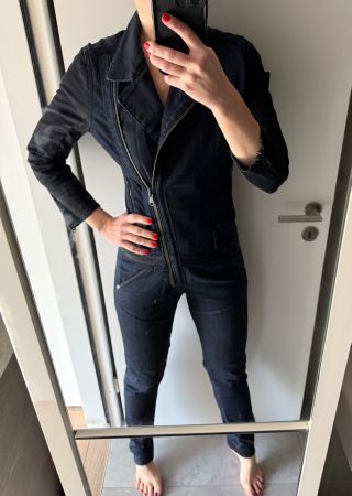 G-Star RAW women’s Denim Jumpsuit / overall/, Size M,