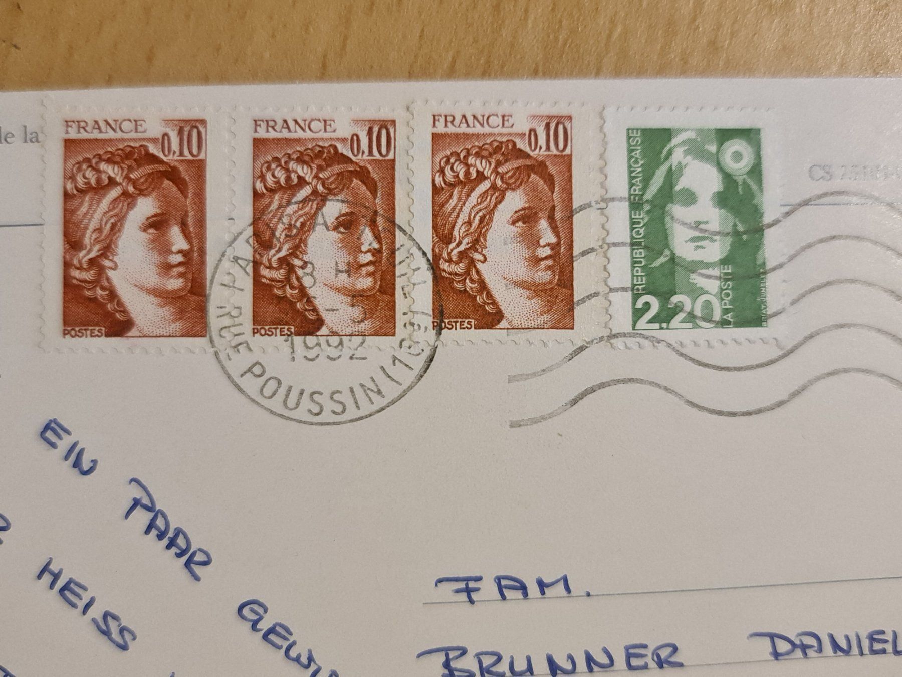 Cartoline postali: Ansichtskarte Paris 1992 – Usato da Dintikon venduto da Vexi 1