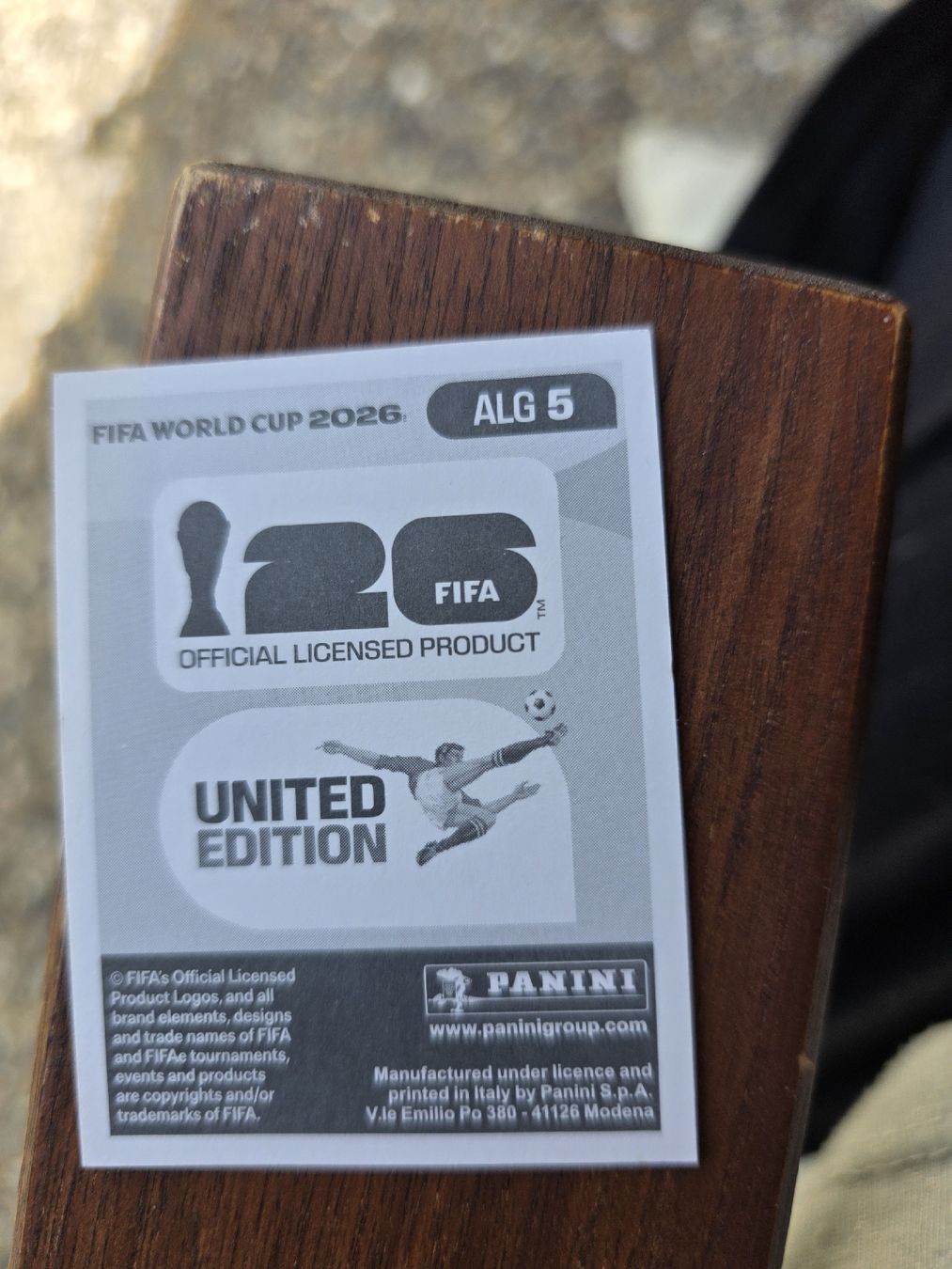 Panini Carte collezionabili: Panini WM 2026 ALG 5 Ait-Nouri – Nuovo (secondo la descrizione) da Romanshorn venduto da leeh78 1