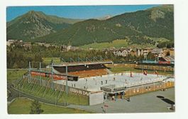 1964, Davos, Kunsteisbahn gegen Seehorn  Pischahorn, Rarität