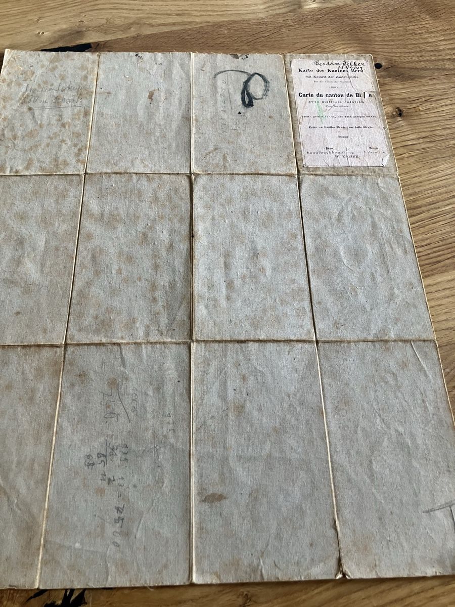 Cartes géographiques & atlas: Steinalte Landkarte Kanton Bern – D'occasion à Biglen par Maci2005 4