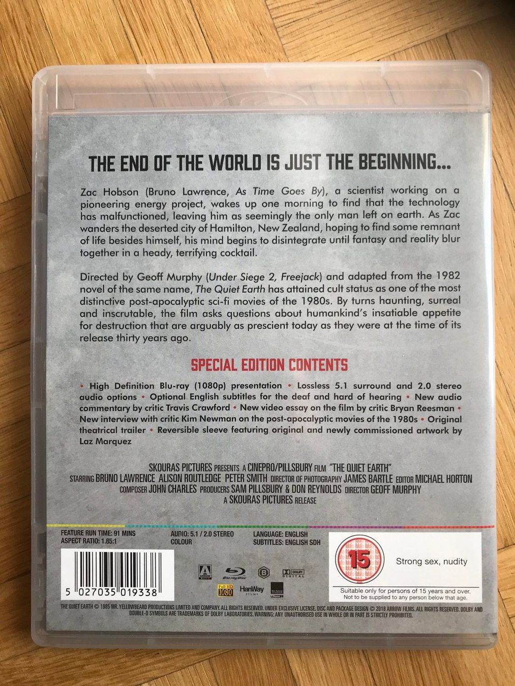 Tutti i DVDs: The Quiet Earth - mit Booklet - Arrow Video - Blu-ray – Nuovo (secondo la descrizione) da Zürich venduto da Malcom 2