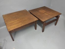 2 Couchtische Teakholz Schweden Mid-Century by Yngve Ekström