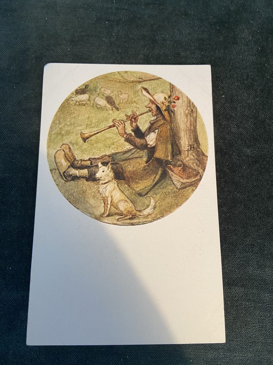Cartoline postali: Alte Ansichtskarte: Hirten-Idylle, Postkarte – Usato da Luzern venduto da waterfront1 2