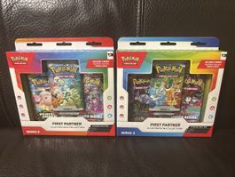 Pokémon First Partner Illustration Series englisch 2 + 3 Set