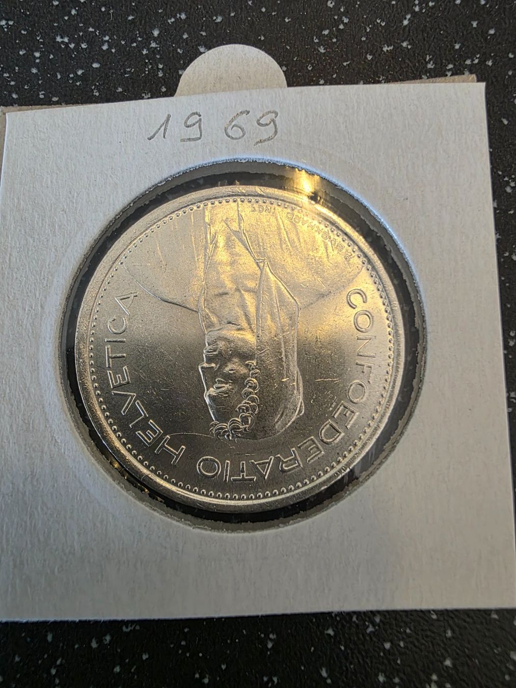 Tutti le monete: 5 francs 1969 UNZ. – Usato da Concise venduto da Punky 1