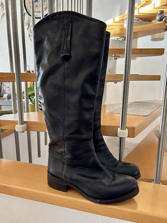 Scarpe da donna: Bottes cuir noir El Campero 38 – Usato da Perroy venduto da barballalla 1