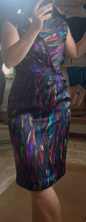 100% Seide Kleid Milly New York Gr. 4 / EU 36
