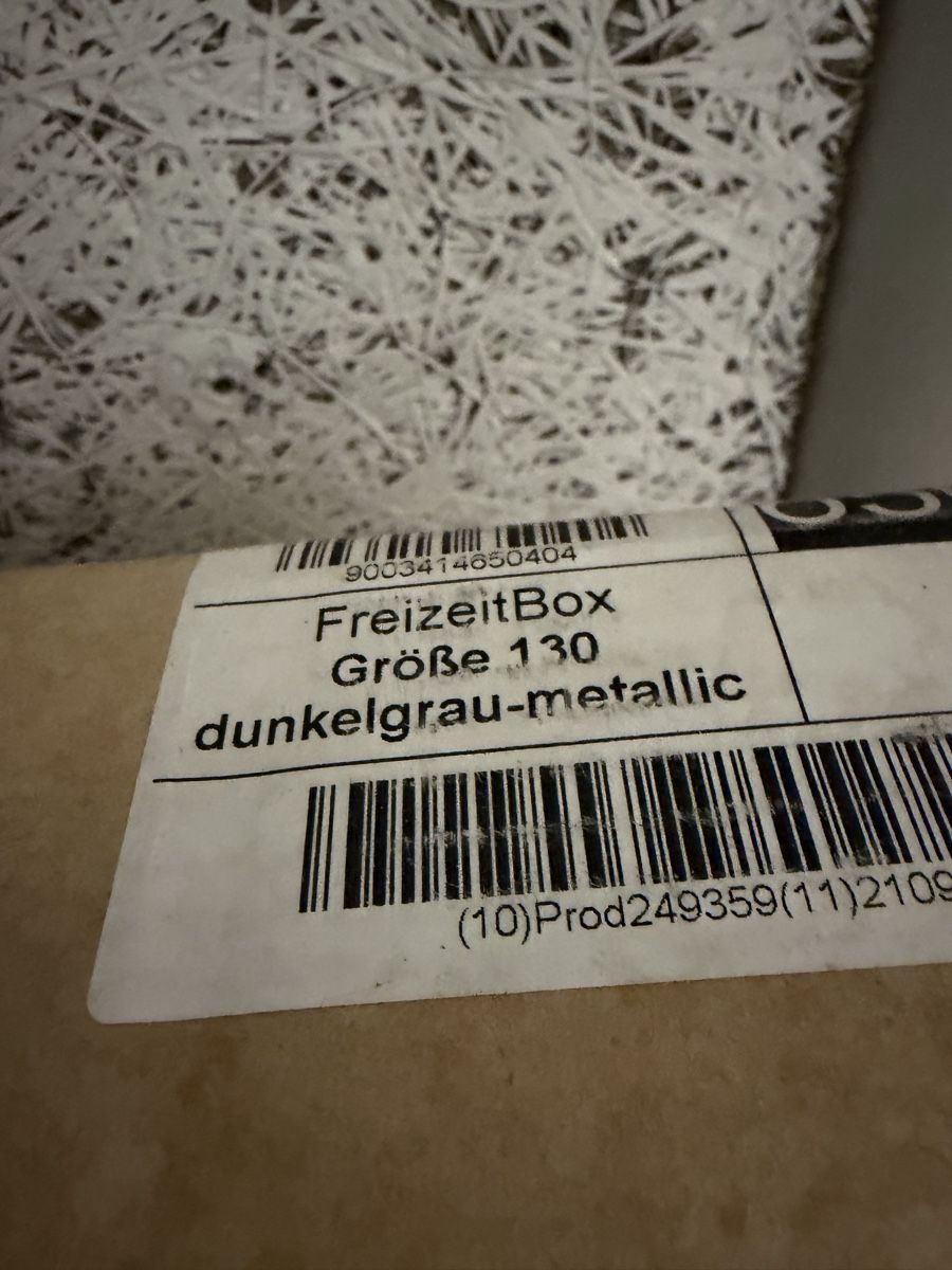 Biohort Box contenitori: FreizeitBox dunkelgrau-metallic Grösse 130 neu – Nuovo e nell'imballaggio originale da Zürich venduto da odallas 3