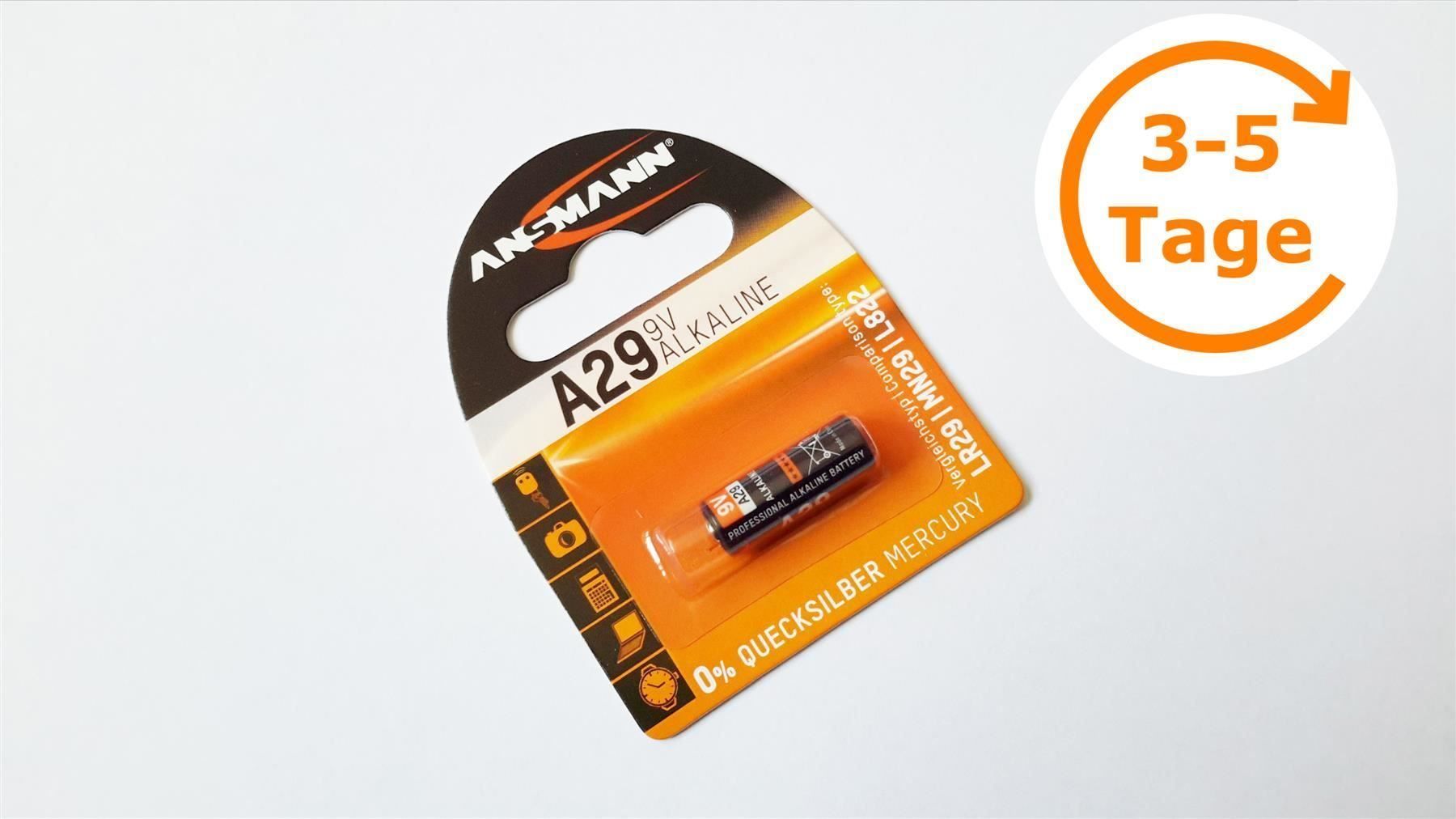 Caricatori & Batterie: Batterie Alkaline A29/LR29, 9V, ANSMANN – Nuovo e nell'imballaggio originale da St. Gallen venduto da cointec
