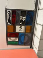 Wunderschönes Glasbild/Fensterbild, Major …….1974-1975