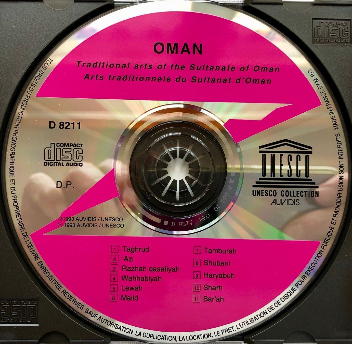 CD: 1 CD aus dem Oman – Usato da Röschenz venduto da sosojojo13 1