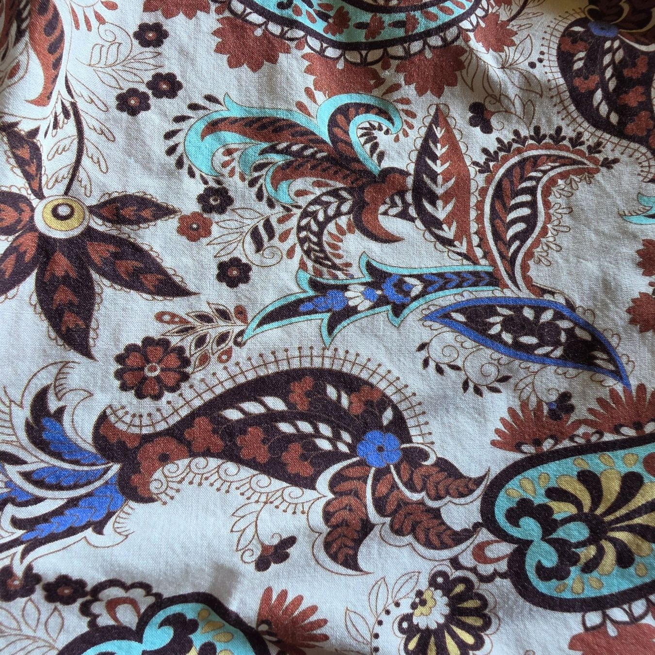 Camicette: 🐸 MULTIBLU BLUSE PAISLEY 38 BAUMWOLLE – Usato da Môtier (Vully) venduto da Frogs 7