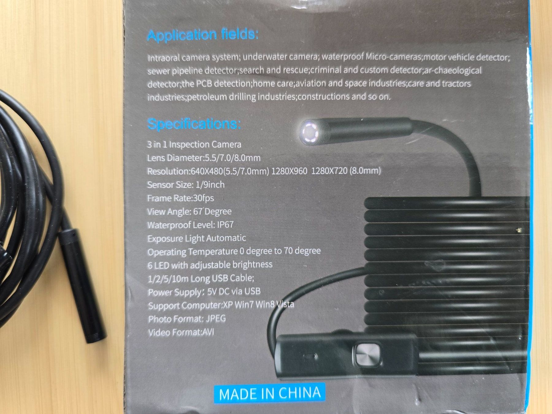 Fotocamera: 3in1 Endoskop Typ-C Android PC Kamera neu – Nuovo e nell'imballaggio originale da Rorschacherberg venduto da Scharfeegge 2