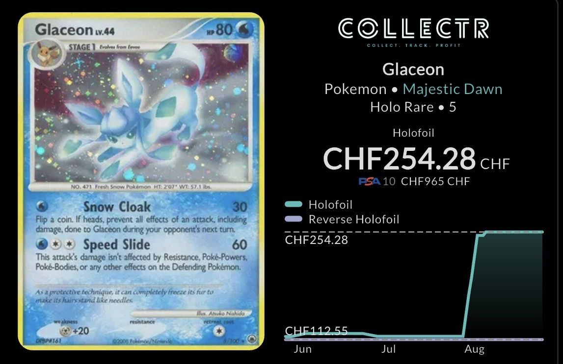 Pokémon Carte collezionabili: Glaziola LV.44 Pokemon Karte – Usato da Volketswil venduto da kev_8cfn 4
