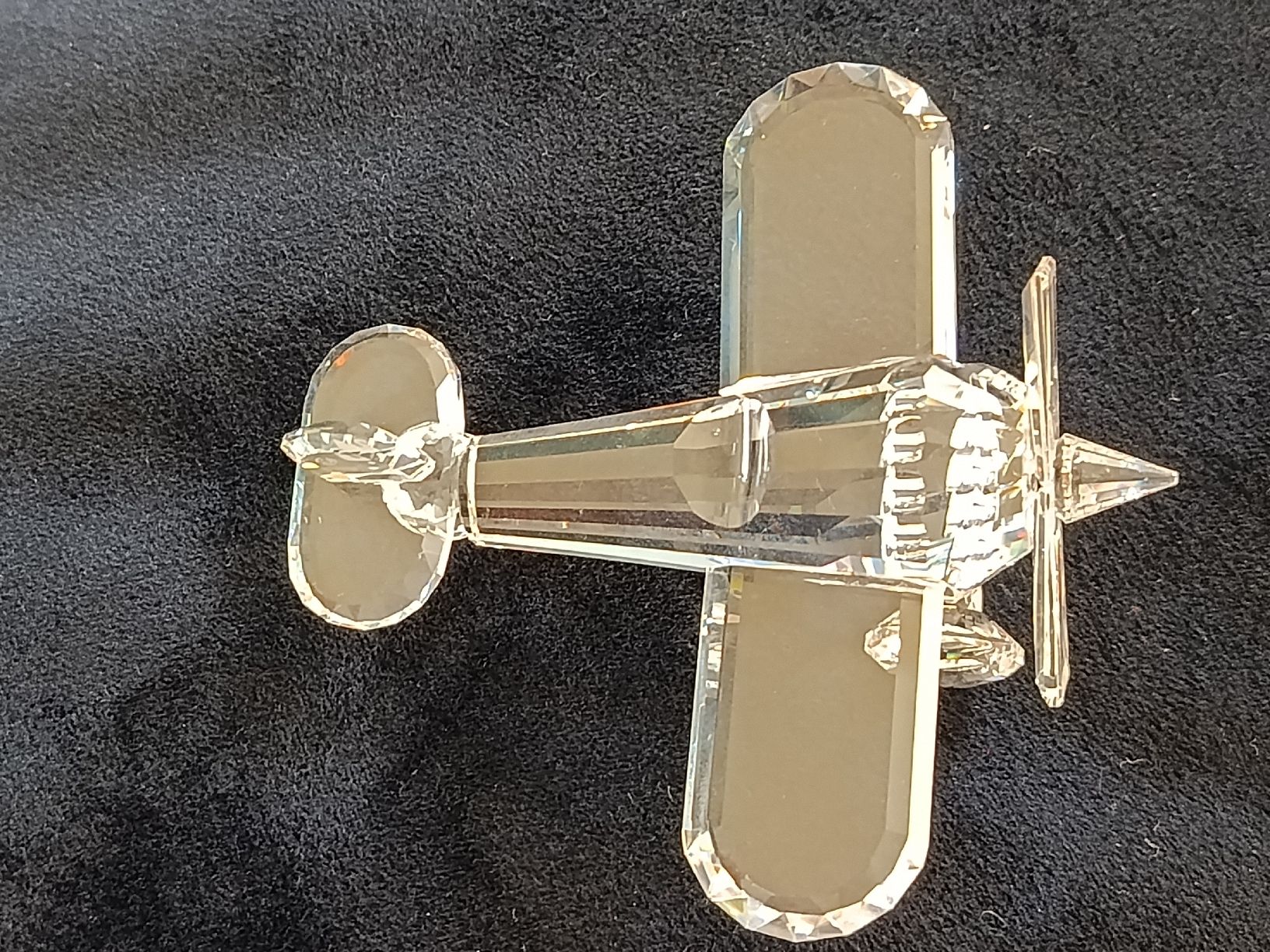 Swarovski Statuette: Swarovski Propeller Flugzeug – Usato da Sevelen venduto da ronja666 5