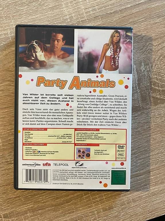 Tutti i DVDs: Party Animal 3 CHF – Usato da Basel venduto da gee_c6vd 1