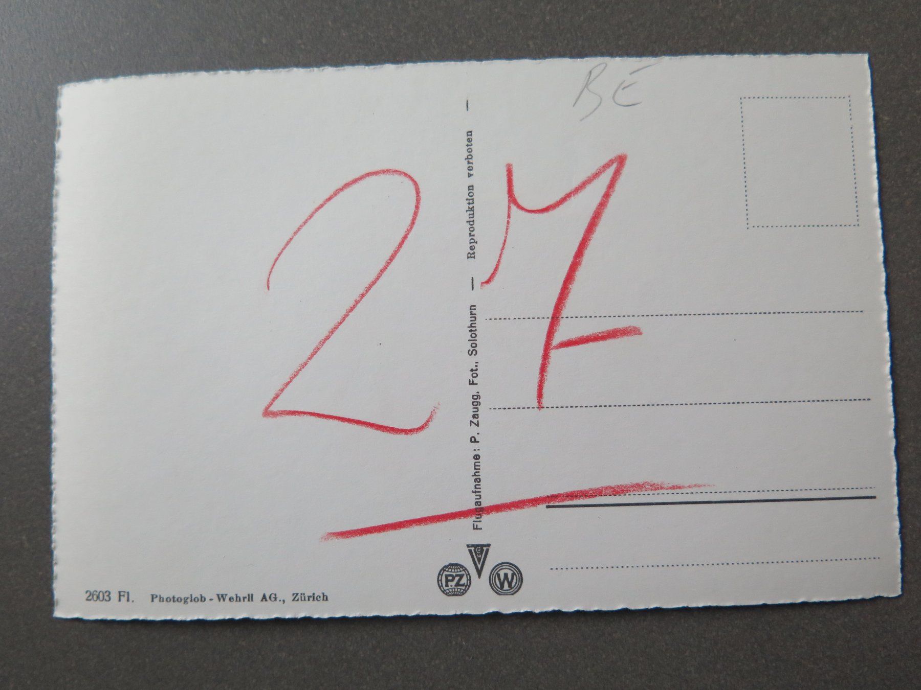 Cartoline postali: BERN - NEUE QUARTIERE - FLUGAUFNAHME – Usato da Wittenbach venduto da lipasal 1