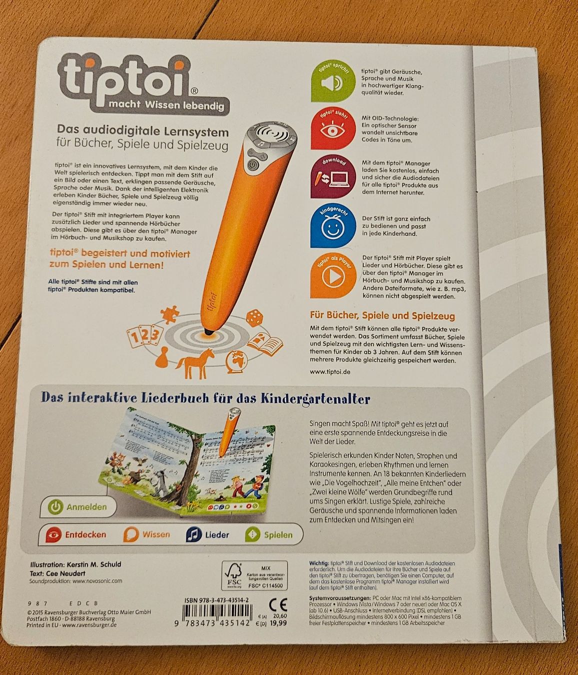 Libri: Tiptoi Buch Meine schönsten Kinderlieder – Usato da Wyssachen venduto da yvo_xv28 1