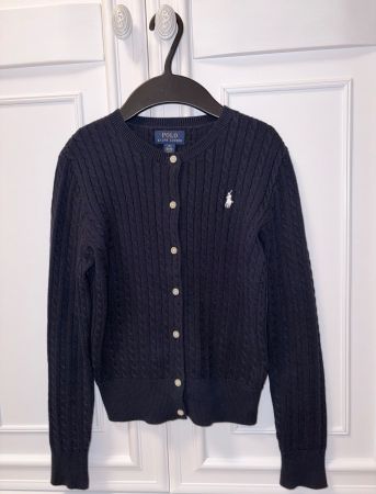 Ralph Lauren girls cardigan sweater Jäckli 8 10 Y 140 NEW