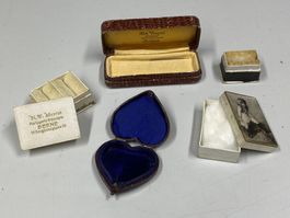 LOT alte etui für Schmuck //i592