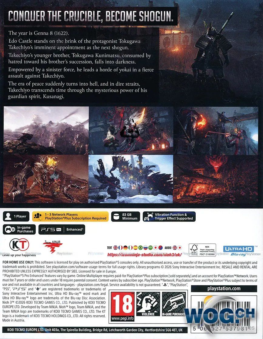 Jeux: Nioh 3 - PS5 – D'occasion à Wauwil par KilluaSumisu 1