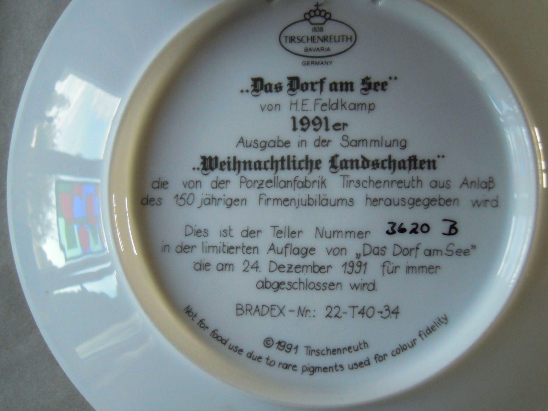 Piatti: Sammelteller TIRSCHENREUTH Bavaria – Nuovo (secondo la descrizione) da Münsingen venduto da Sternsaphir64 2