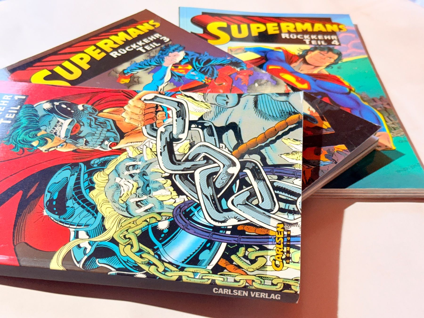 Fumetti: Superman Comic-Sammlung "Rückkehr" Teil 1,3,4 - Carlsen – Usato da Zuerich venduto da SonderArt-Wertgut 1
