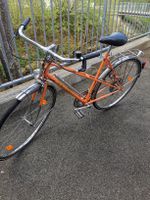 Peugeot Damenvelo, Orange, reifen sind nicht mehr so gut