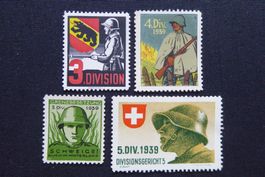 (m198) Kommandostäbe Wit  28/1 + 34/1 + 44/1 + 51/1 *