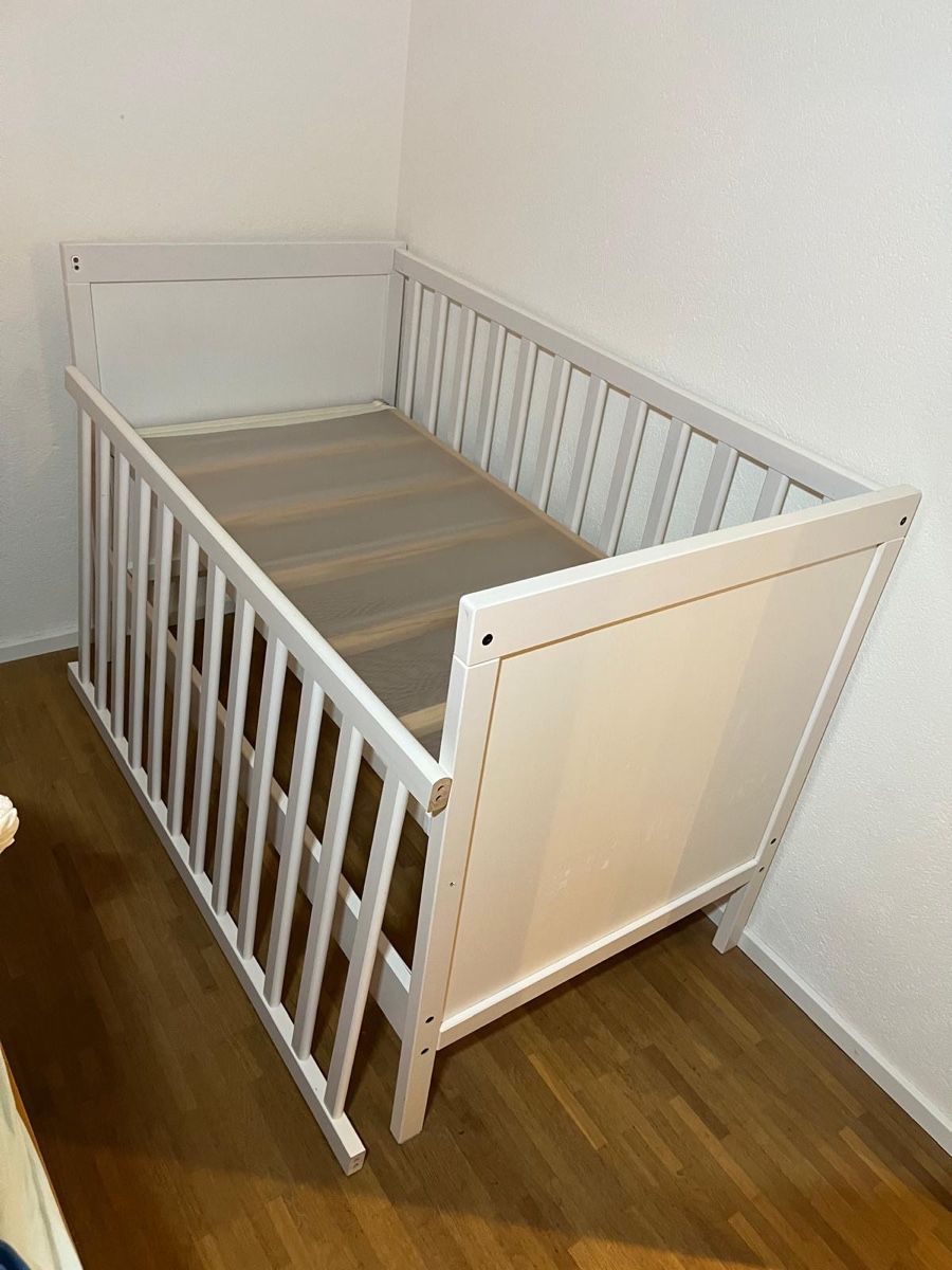 Ikea Letti: Ikea Sundvik Kinderbett, weiss 60 x 120 – Usato da Obfelden venduto da Schwarzerbrezel 1