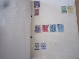 No 16 mehr als 50 Seiten antike Marken, Fundgrube