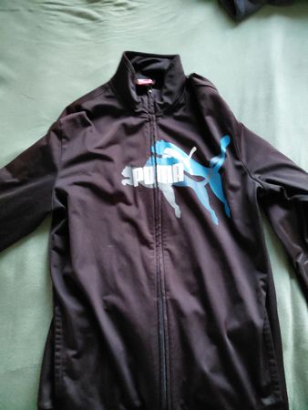 Veste de sport Puma noir avec fermeture, taille XXL