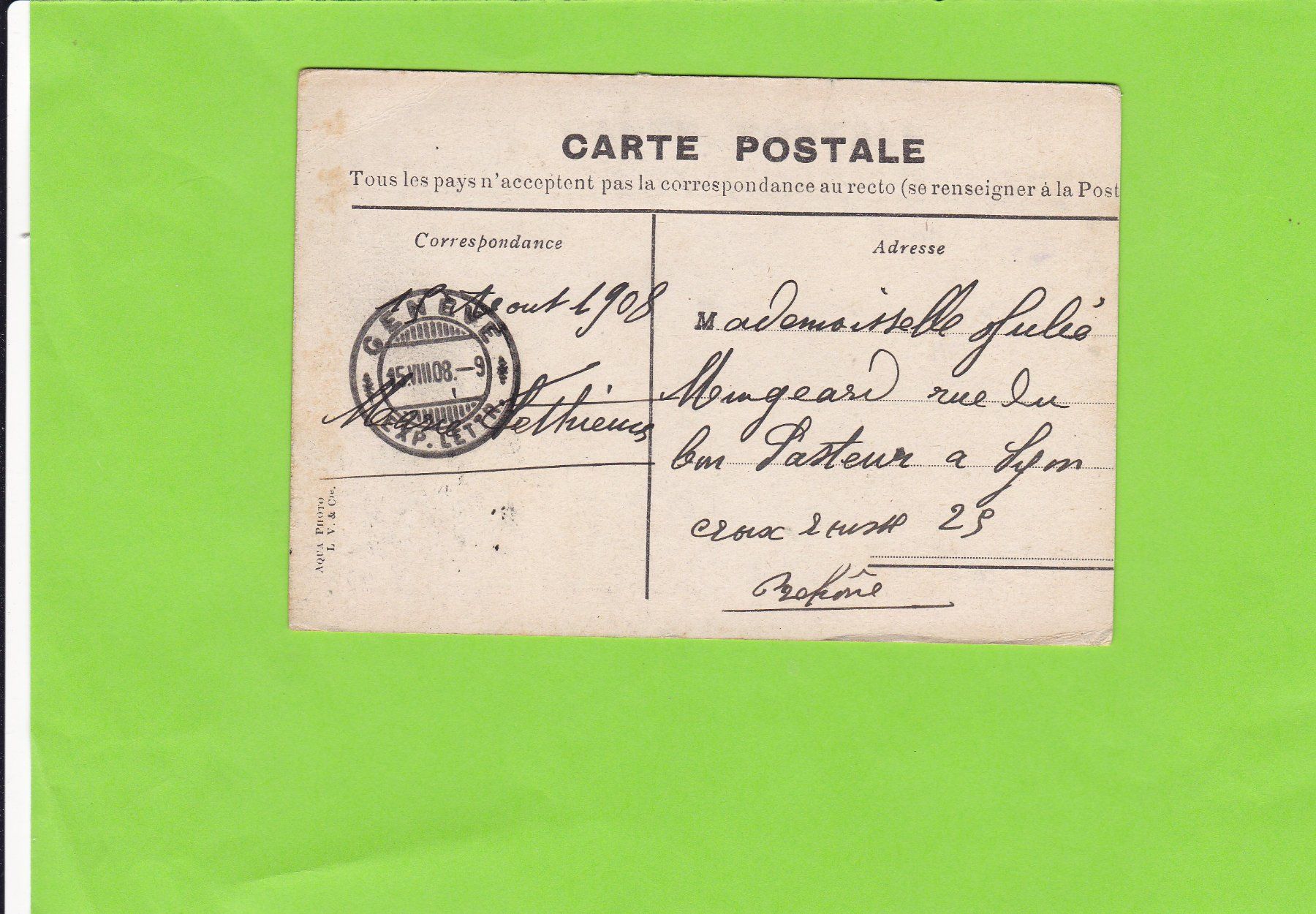 Cartoline postali: Genève-Le Kursaal-belebt – Usato da St. Peterzell venduto da neckertal 1