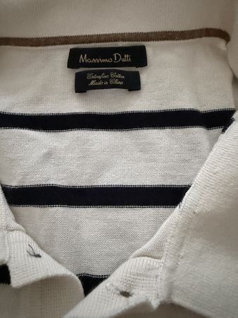 Polo Massimo Dutti Herren gestreift Grösse M Baumwolle neuwe