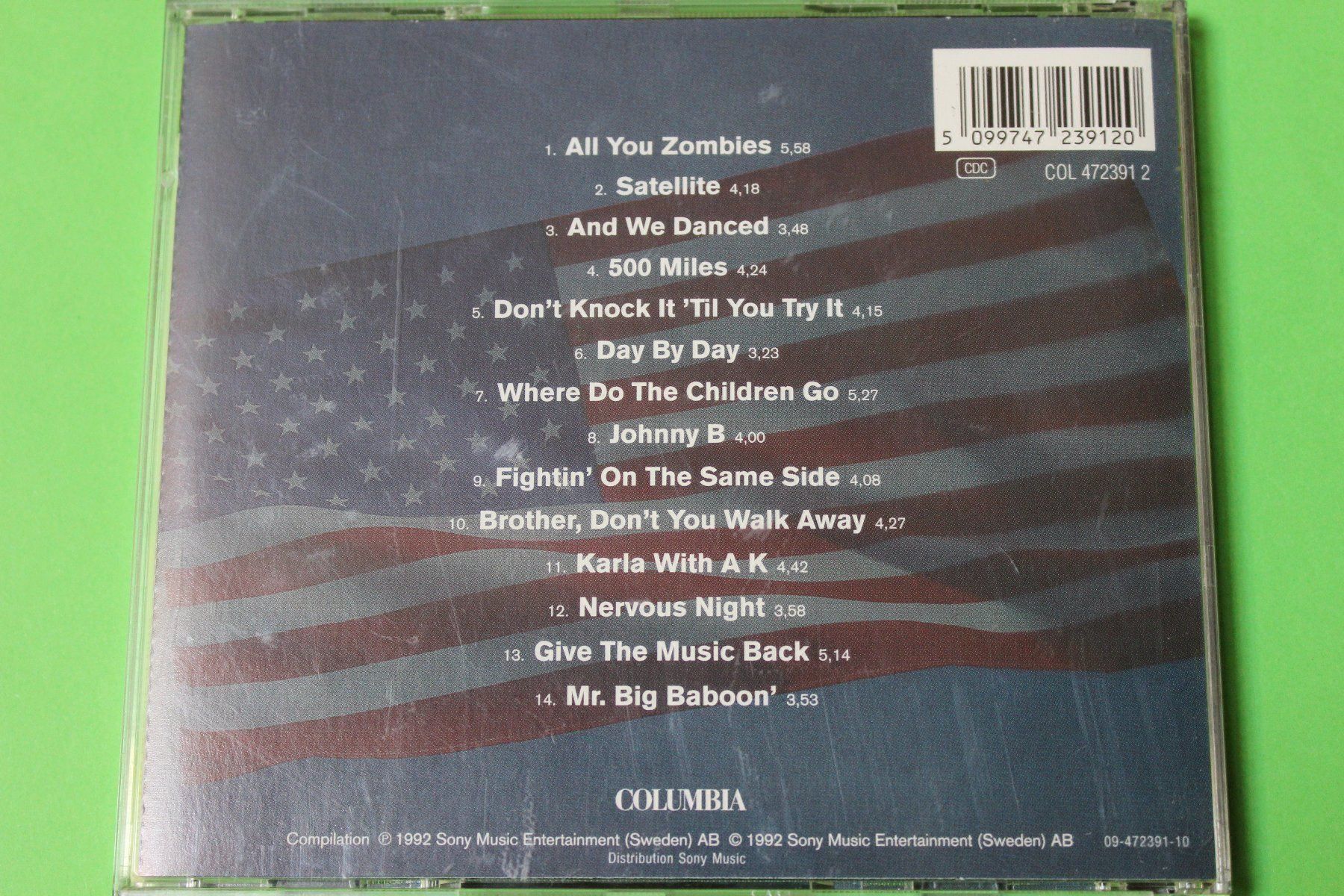 CD: HOOTERS - GREATEST HITS CD 1992 – Usato da Tübach venduto da JamesStone 2