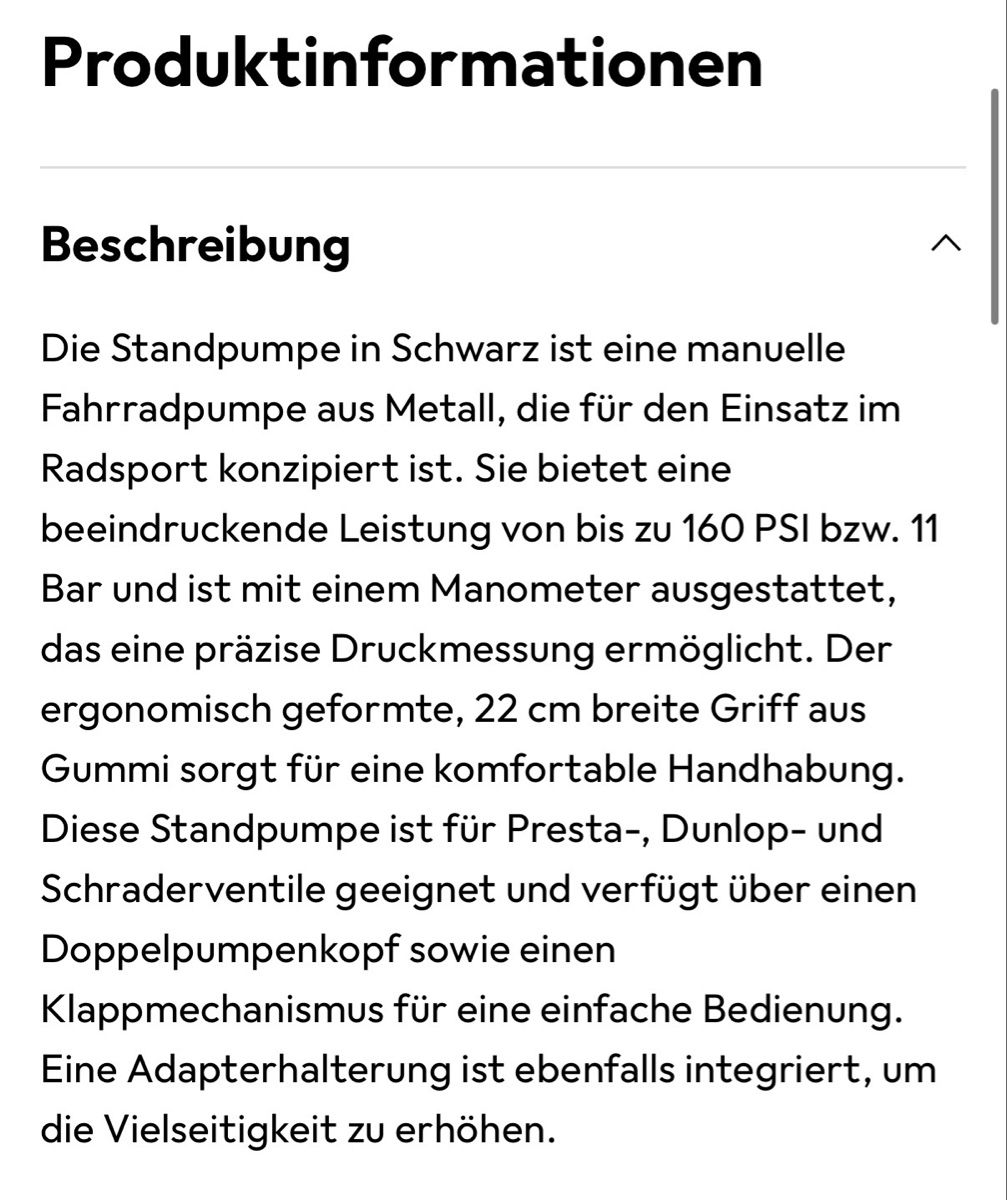 Pumpen: Standpumpe CYCLE HERO neu – Neu und originalverpackt aus Zürich von Krikri21 5