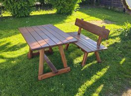 Gartentisch mit Sitzbank von Hunn