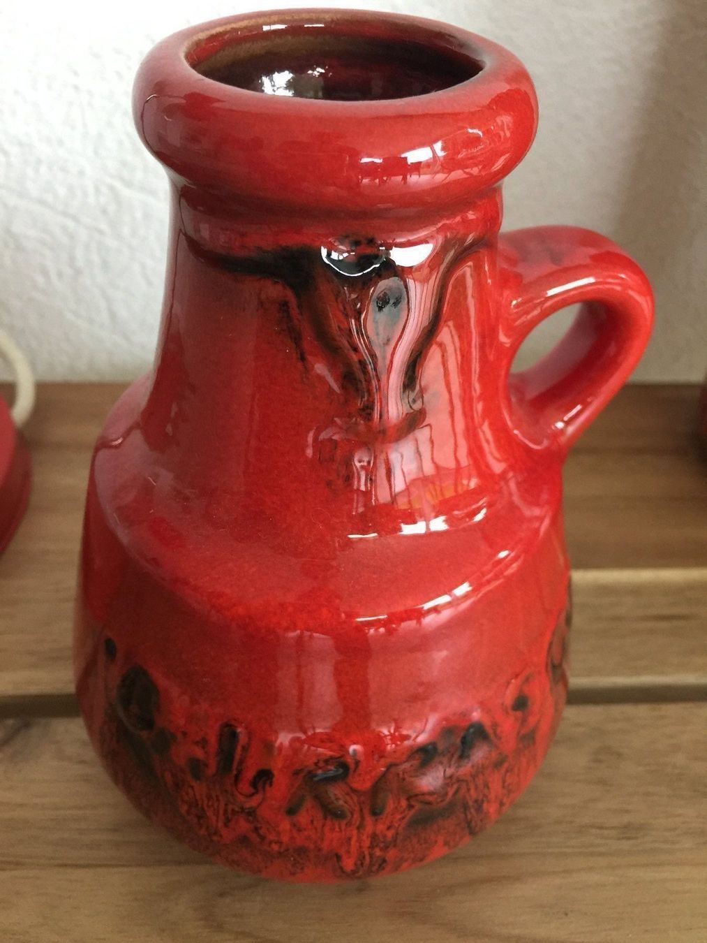 Vasi & Recipienti: Vintage Vase Keramik rot – Usato da Kirchdorf venduto da Vintagewunder 2