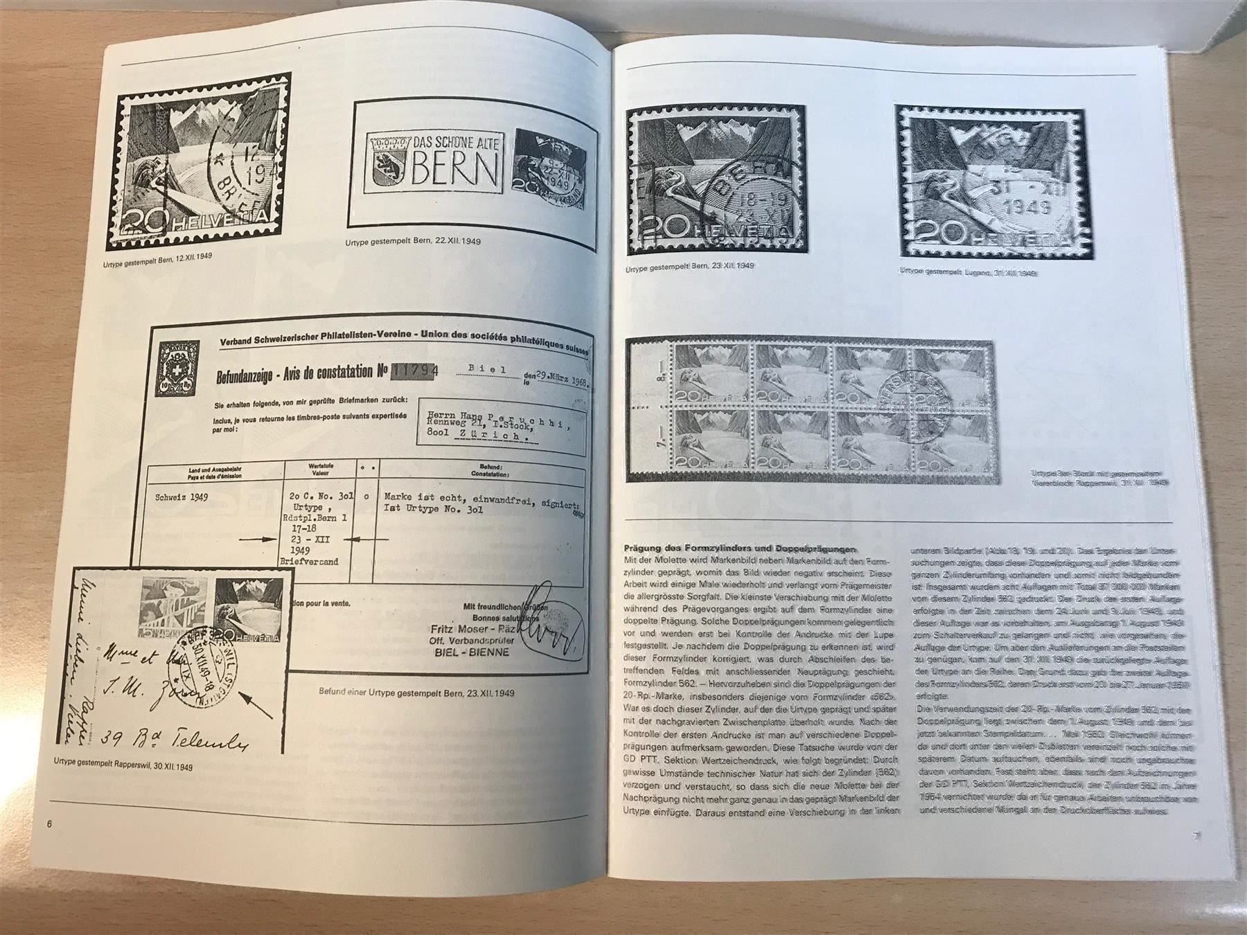 Tutti i francobolli: Technik+Landschaft 1949  Broschüre SBZ – Nuovo (secondo la descrizione) da Luzern venduto da philexpoCH 2