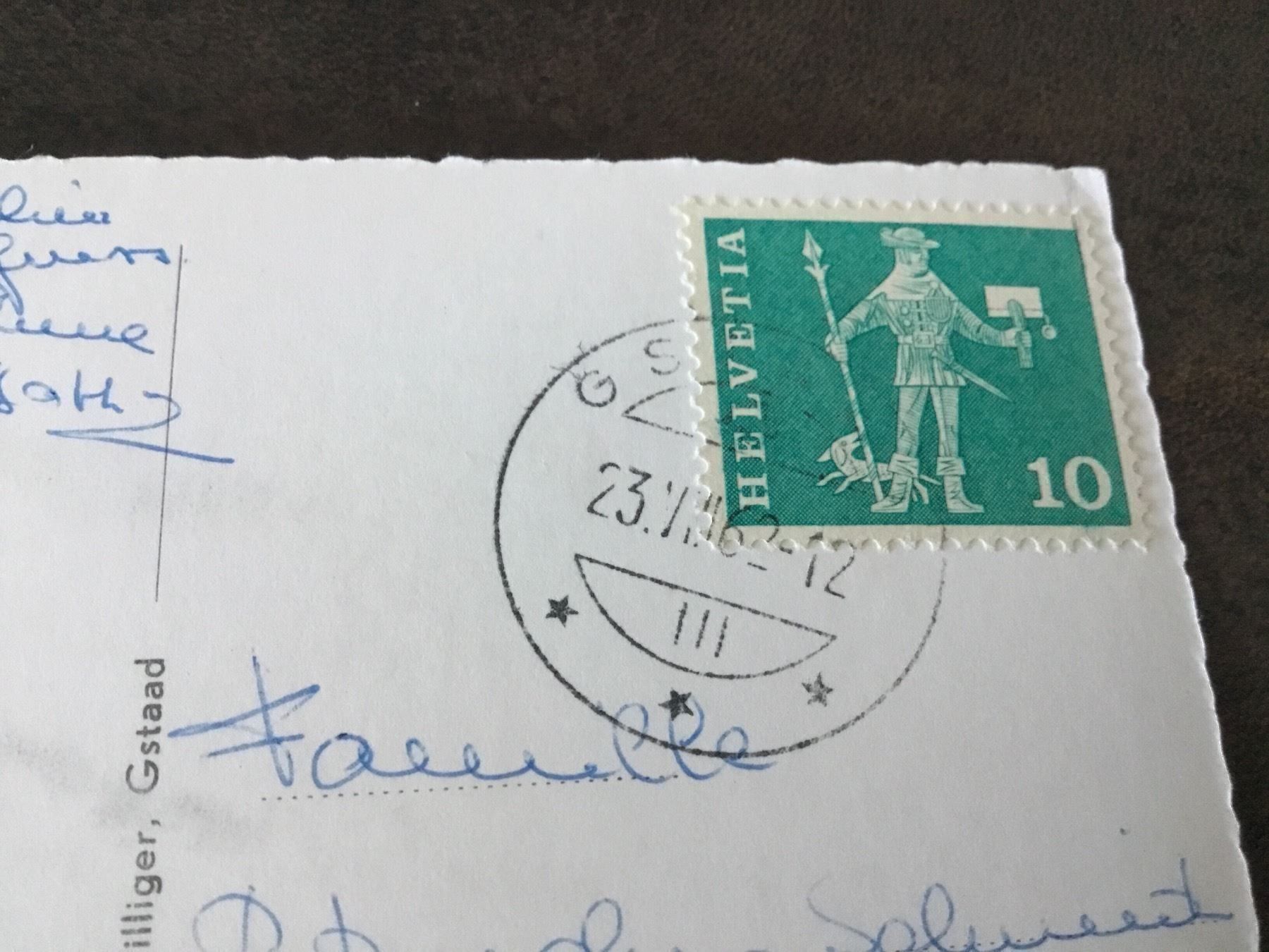 Cartes postales: Gsteig mit Spitzhorn – D'occasion à Kerzers par Georges3210 2