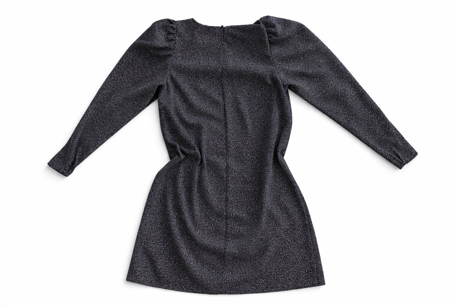 Vestiti: Schwarzes Kleid Langarm elegant – Usato da Fully venduto da VaneaSelection 2
